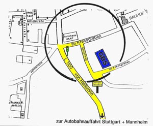 Genauer Anfahrtsweg